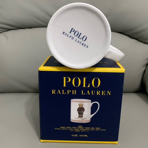 New in Box. Polo Ralph Lauren Bear Mug Holiday - Picture 9 of 12
